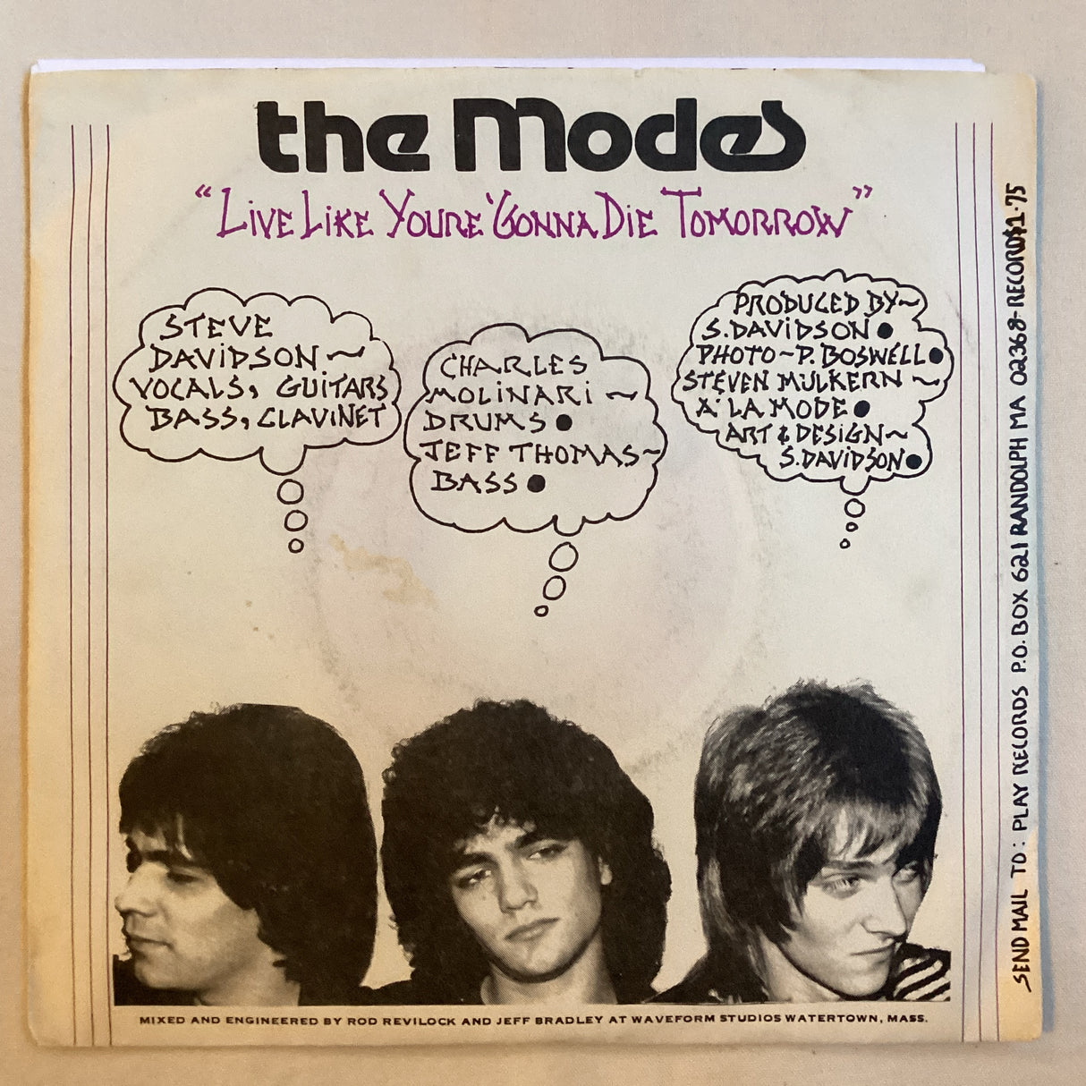 Modes, The - How'd We Ever Get So Girl Crazy