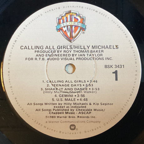 Michaels, Hilly - Calling All Girls