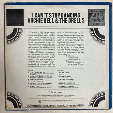 Bell, Archie & Drells - I Can't Stop Dancing