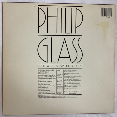 Glass, Philip - Glassworks