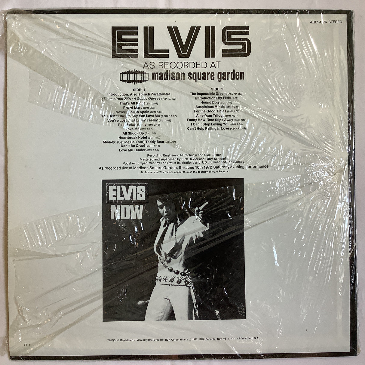 Presley, Elvis - Madison Square Garden