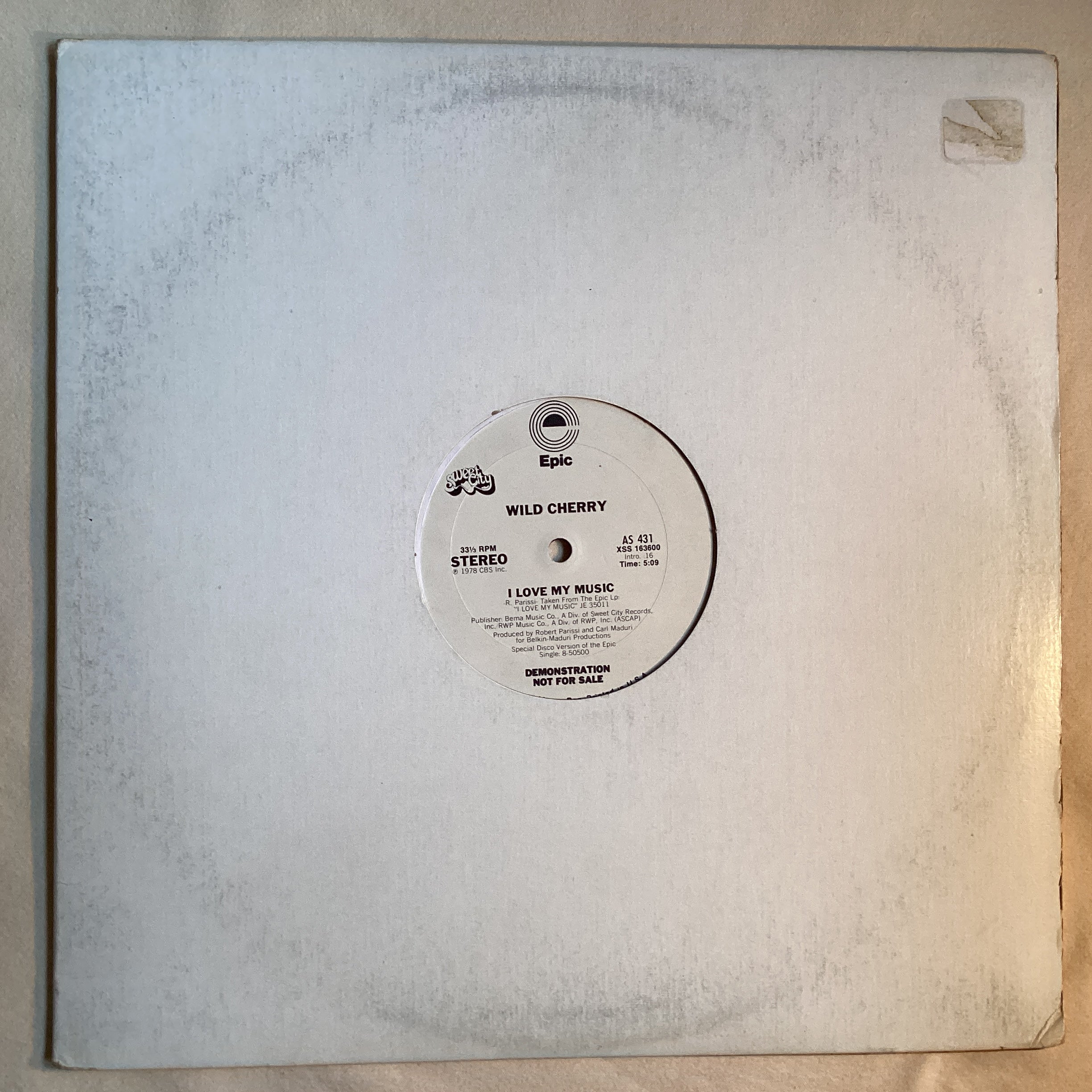 WILD CHERRY I LOVE MY MUSIC 帯付き Wild Cherry : I Love My Music (VG+) – Square Cat Vinyl