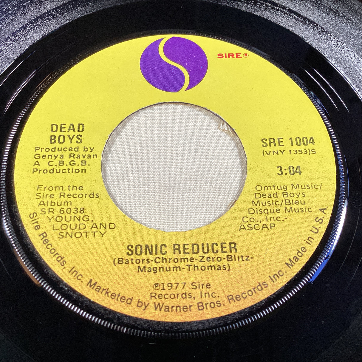 Dead Boys - Sonic Reducer