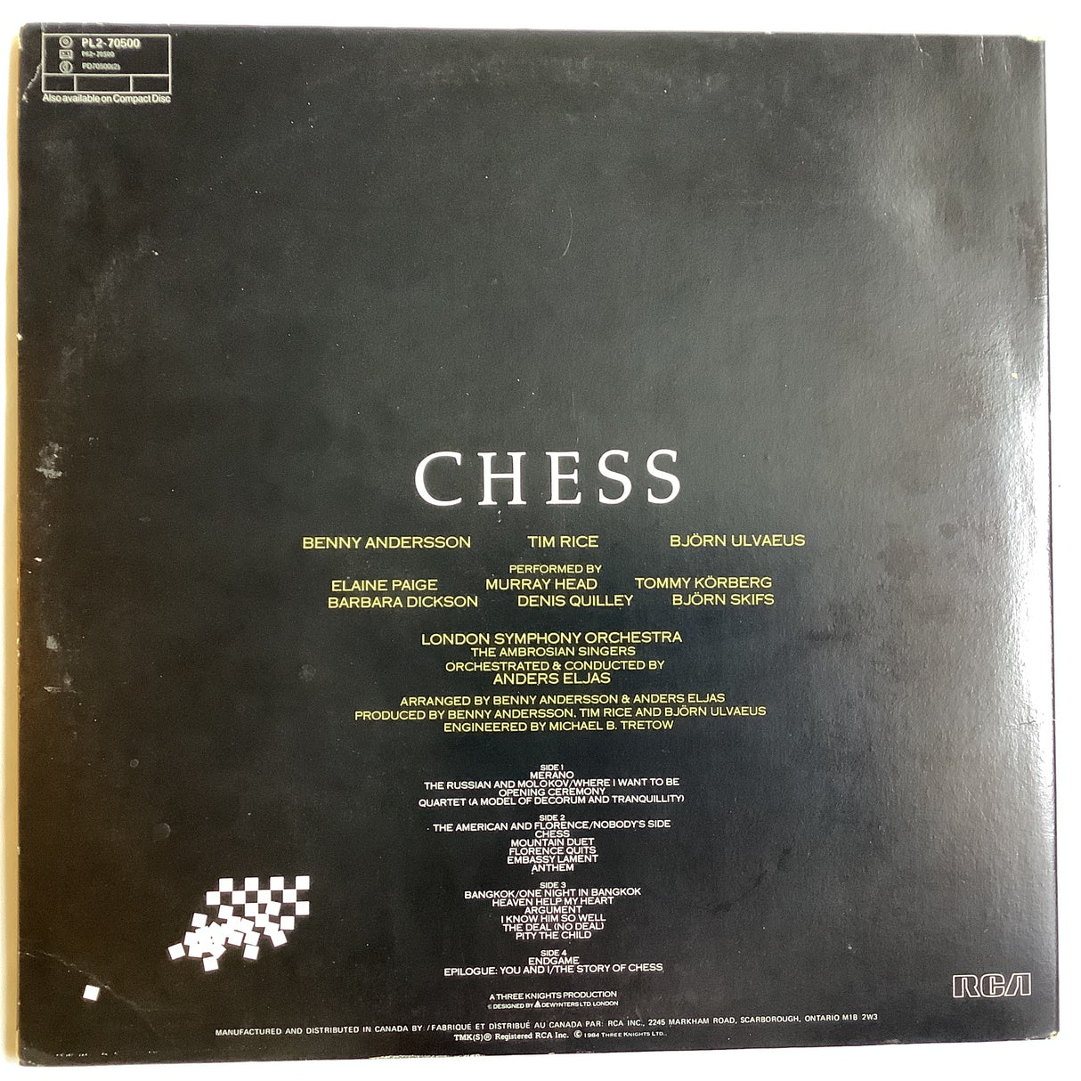 Andersson / Rice / Ulvaeus - Chess