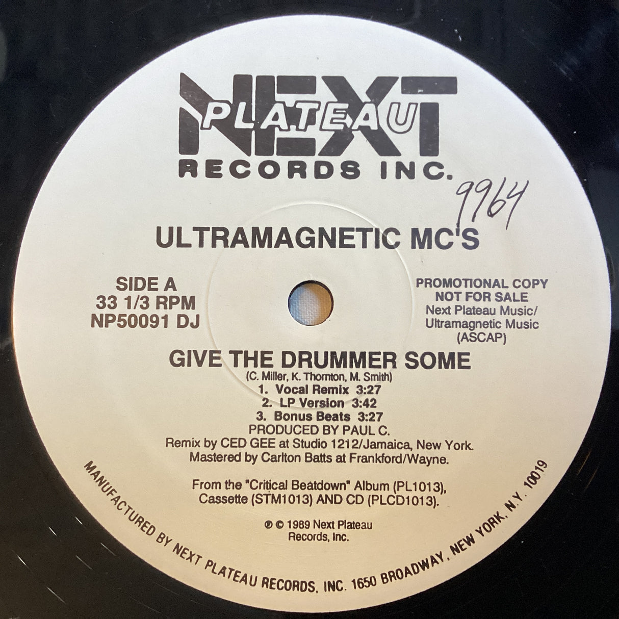 Ultramagnetic MC's - Give The Drummer