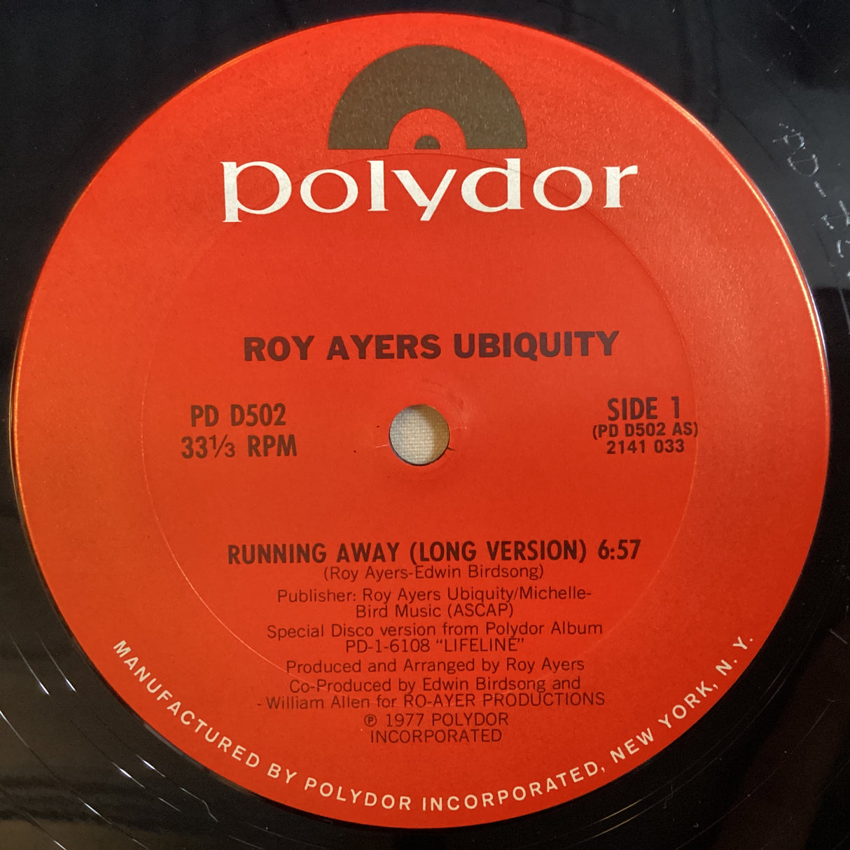 Ayers, Roy - Running Away