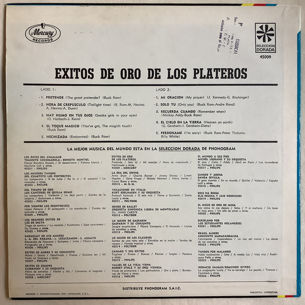 Platters, The - Exitos De Oro