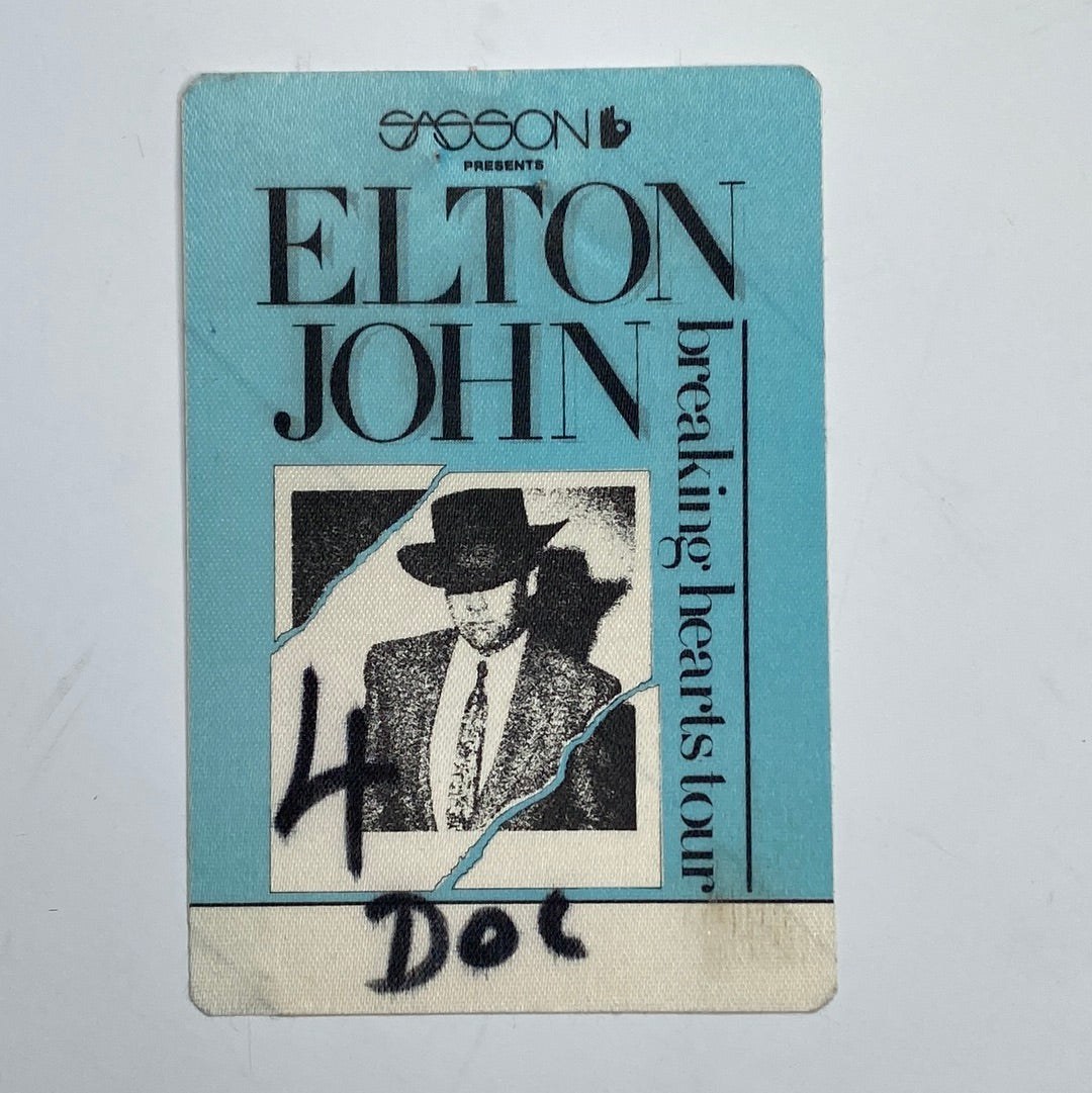 John, Elton- Breaking Hearts Backstage Pass