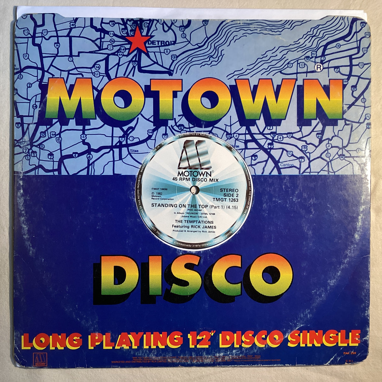 Temptations - Standing On the Top