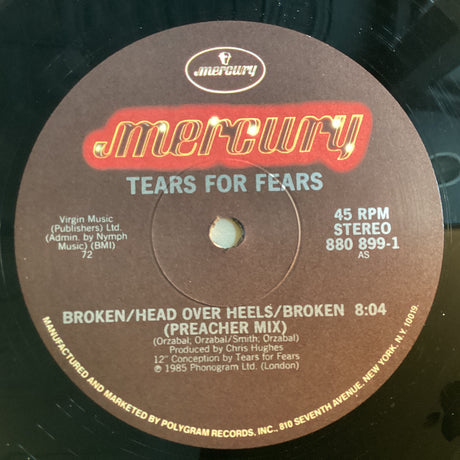 Tears For Fears - Broken/Head Over Heals