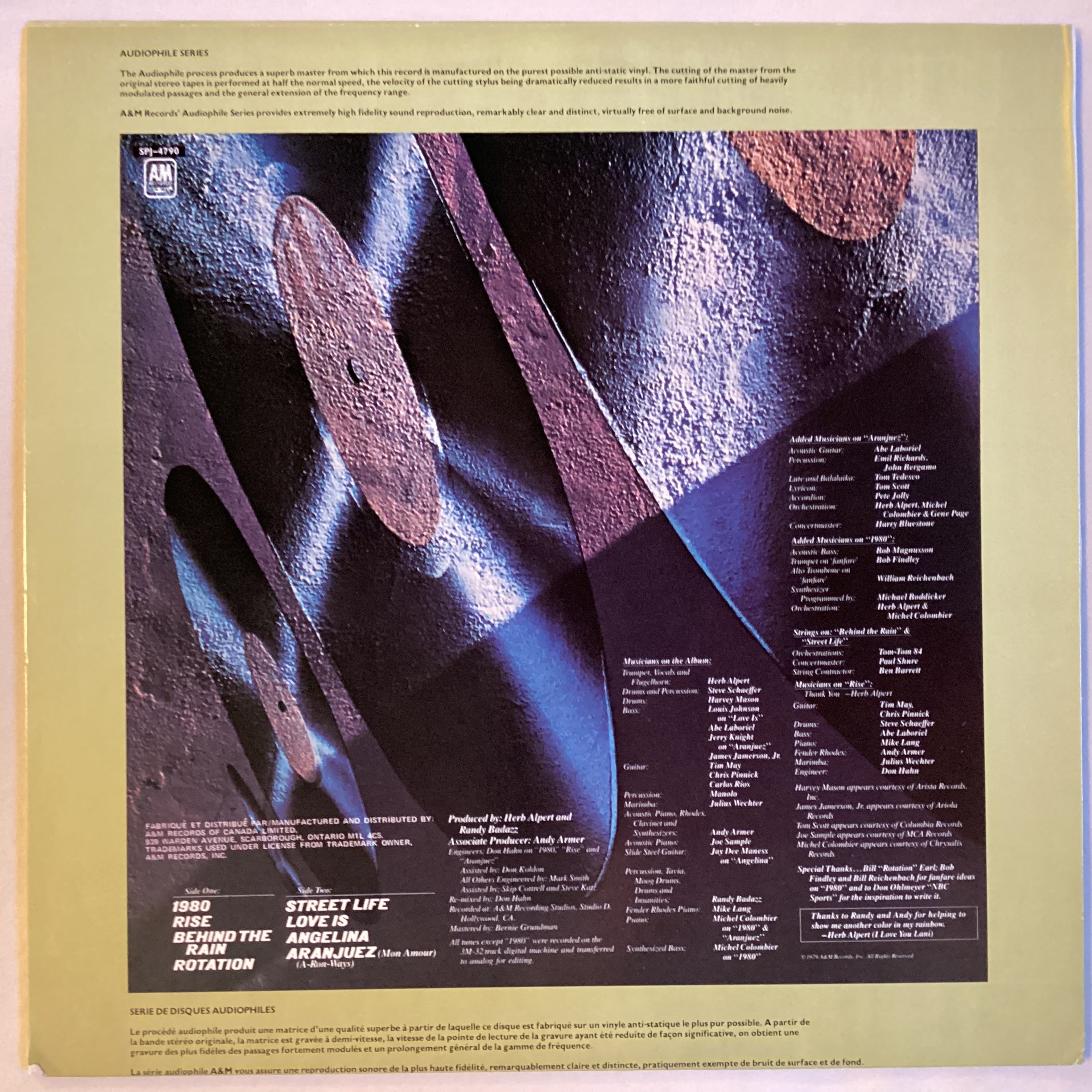Alpert, Herb - Rise (Audiophile) – Joe's Albums