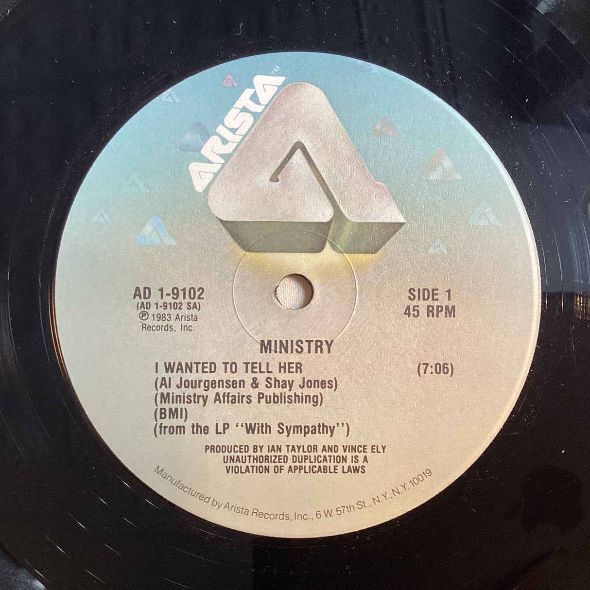 Ministry - I Wanted To Tell Her