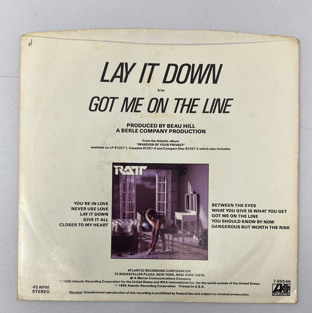 Ratt – Lay It Down