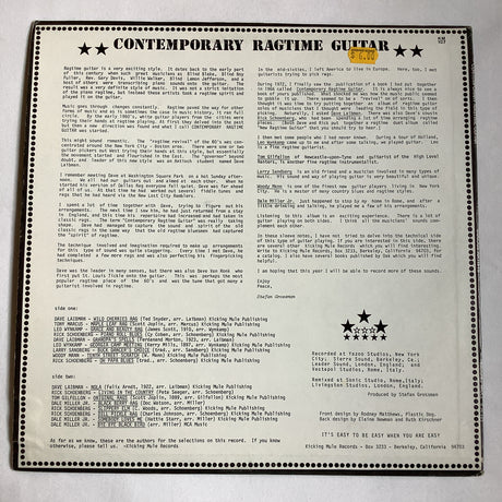 Various - Contemporary Ragtime Guitar