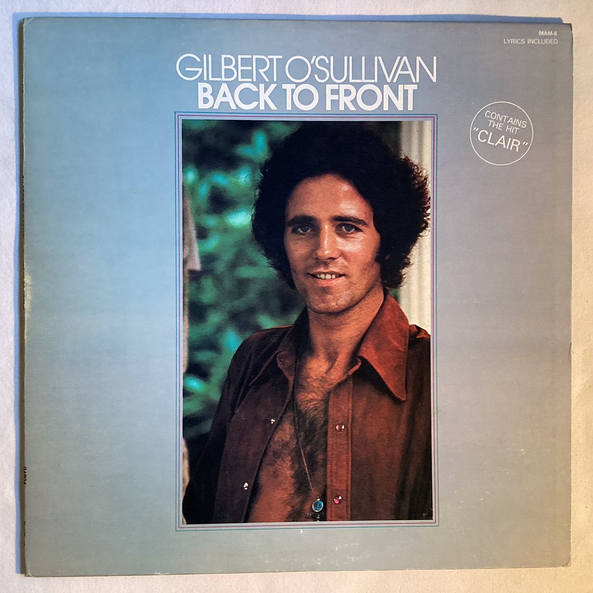 O'Sullivan, Gilbert - Back To Front