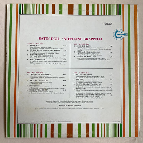 Grappelli, Stephane - Satin Doll