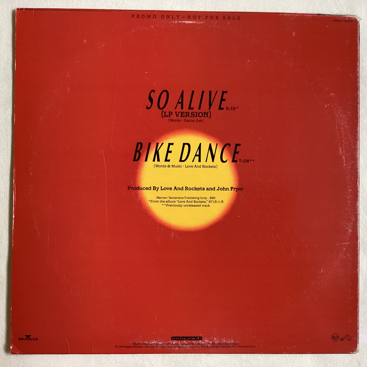 Love And Rockets - So Alive