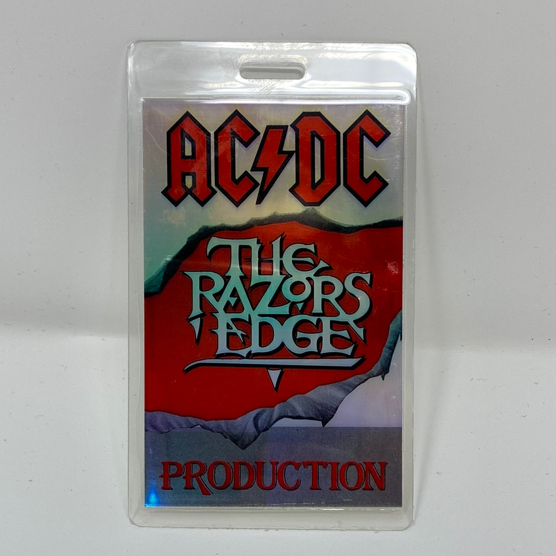 AC/DC - Laminated Pass 1991, Razors Edge Tour – Joe's Albums