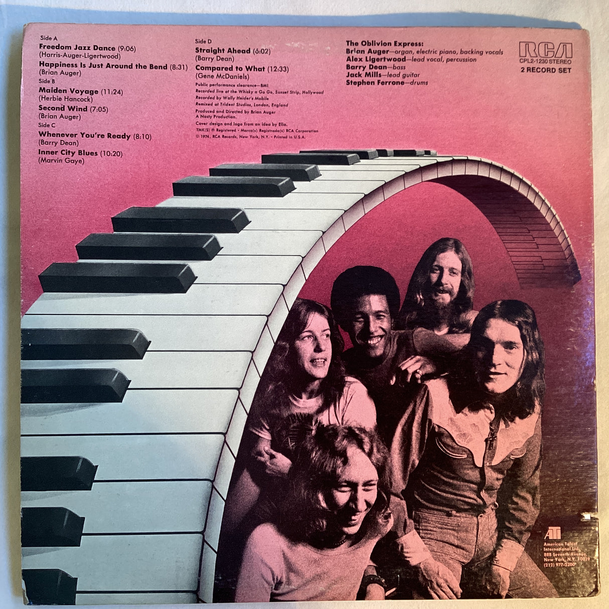 Auger, Brian - Live Oblivion Vol 2