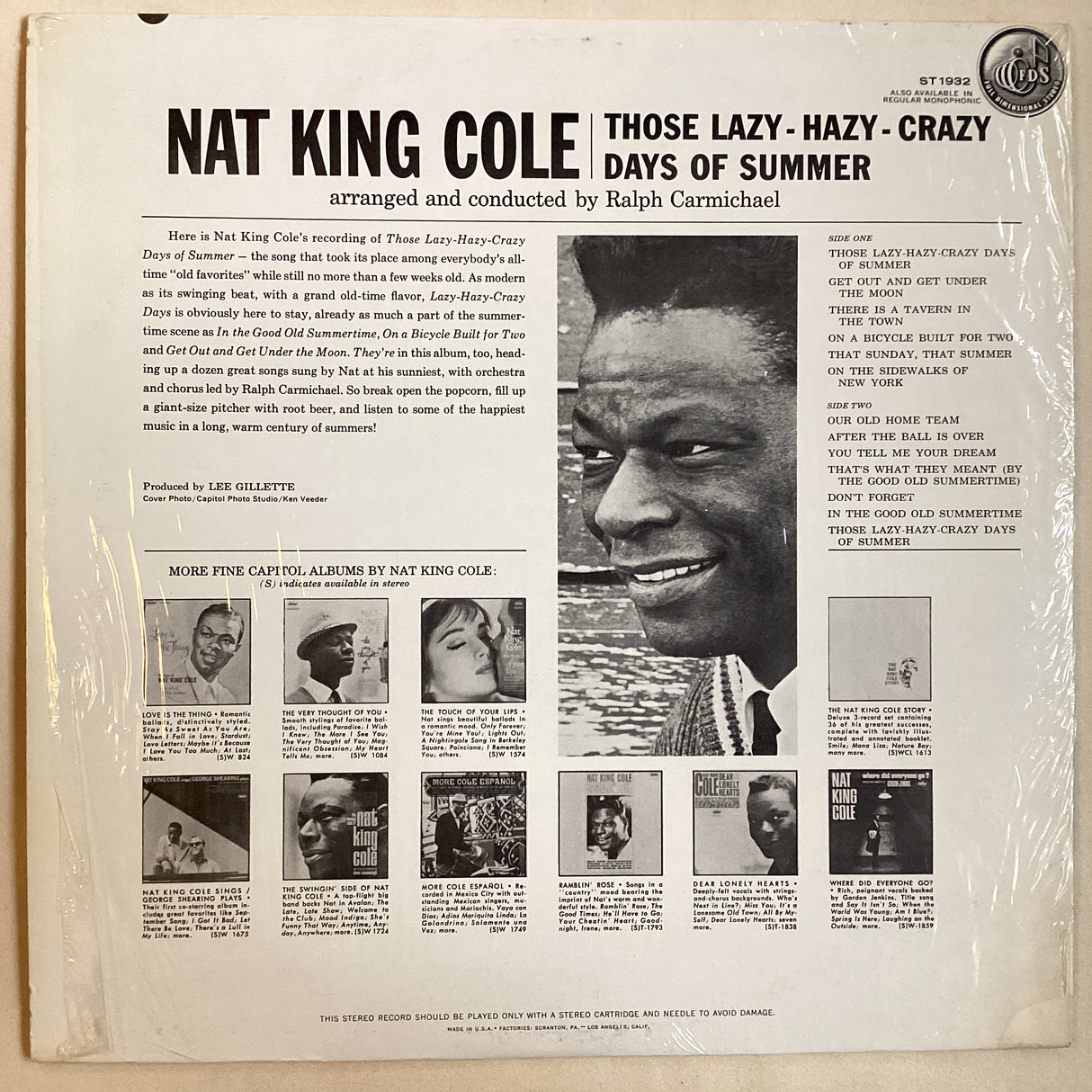 Cole, Nat King - Crazy Days Of Summer