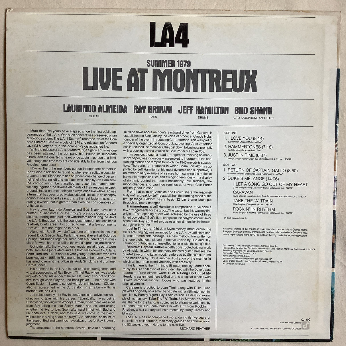 LA4 - Live At Montreux