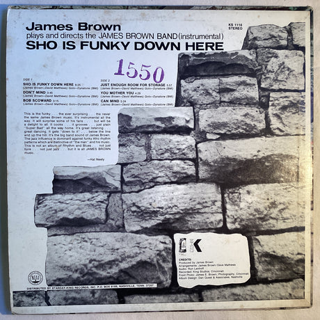 Brown, James - Sho Is Funky Down Here