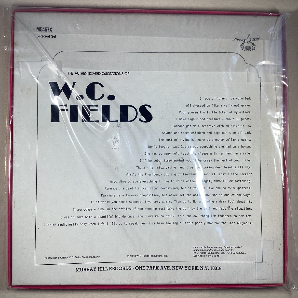 Fields, W.C. - Uncensored