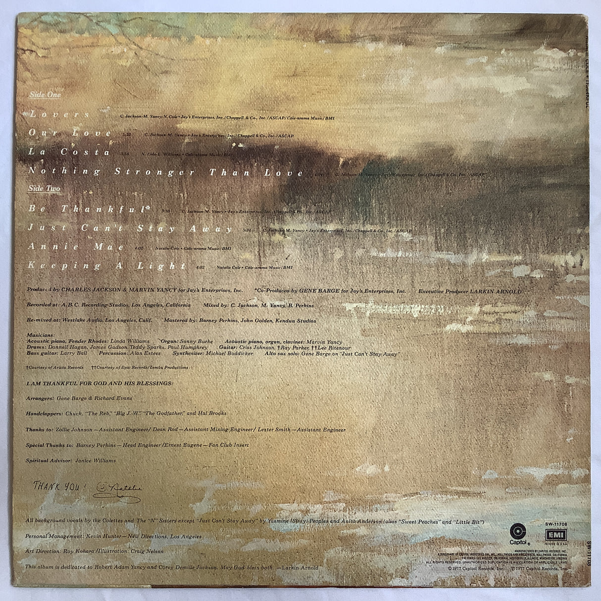 Cole, Natalie - Thankful