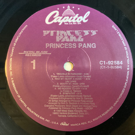 Princess Pang - Self Titled