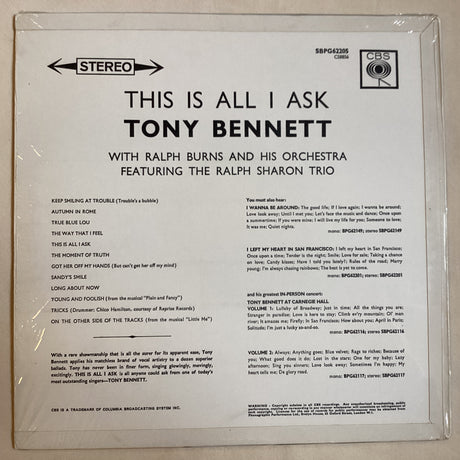 Bennett, Tony - This Is All I Ask