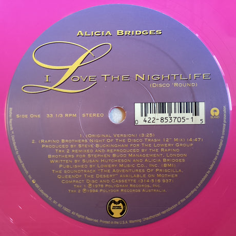 Bridges, Alicia - I Love the Nightlife