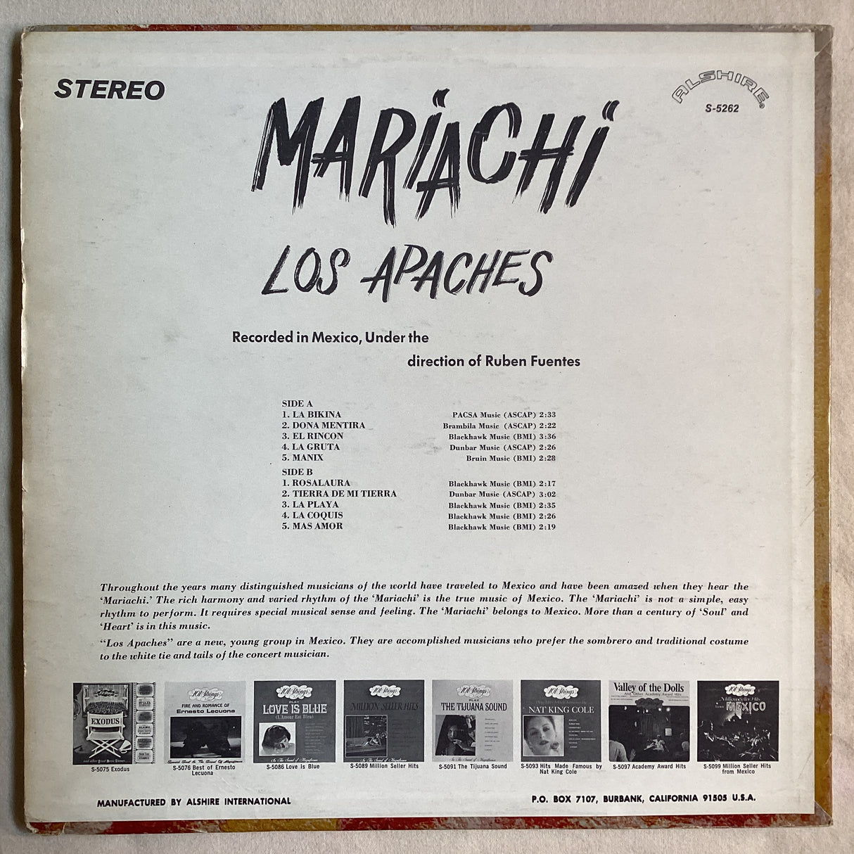 Mariachi Los Apaches - Self Titled