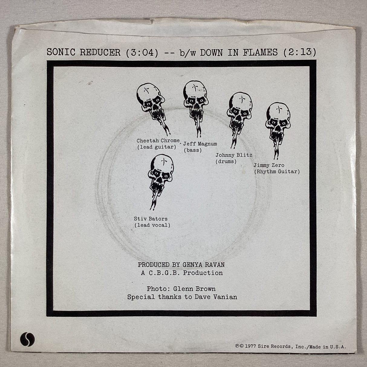 Dead Boys - Sonic Reducer