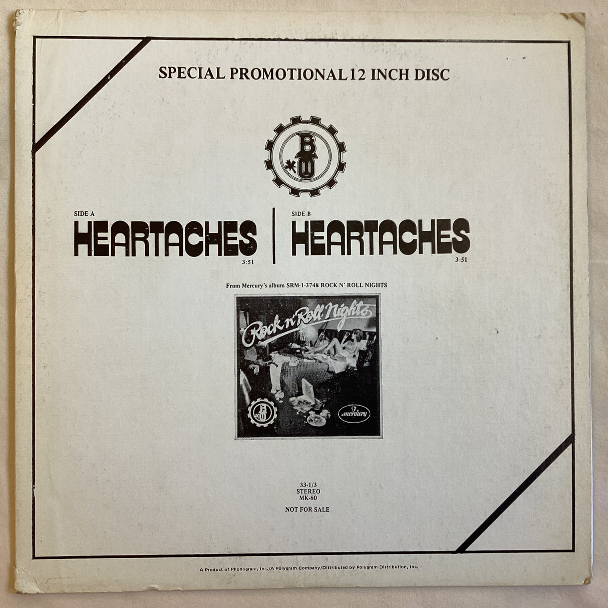 Bachman Turner Overdrive - Heartaches