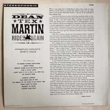 Martin, Dean - Rides Again