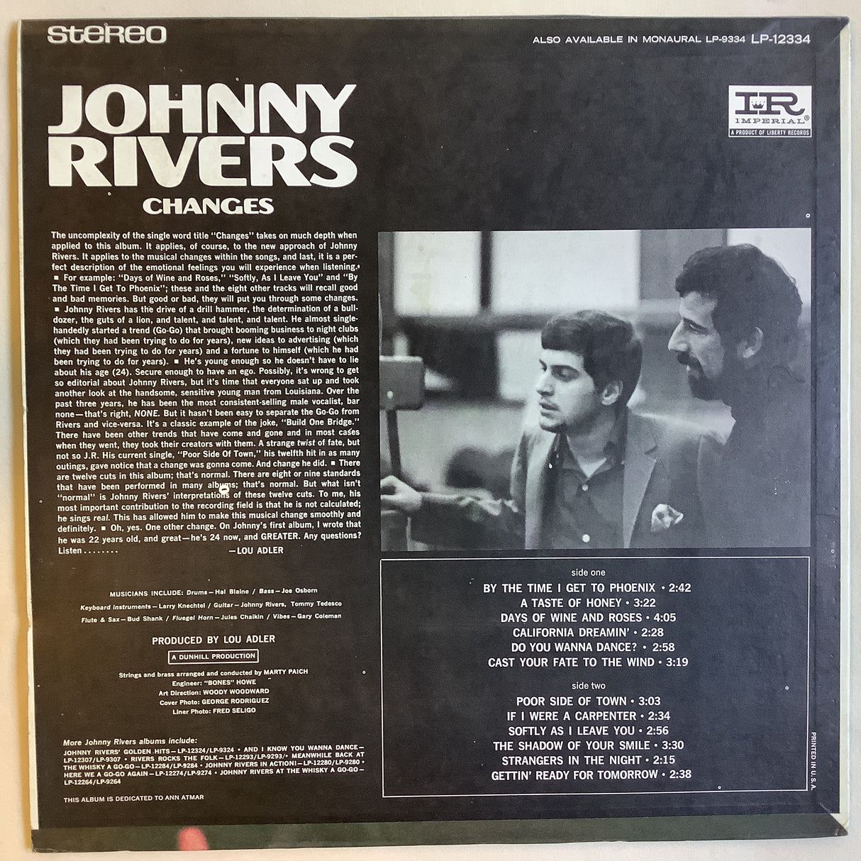 Rivers, Johnny - Changes