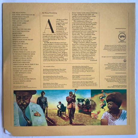 Fitzgerald, Ella - Rodgers And Hart Songbook