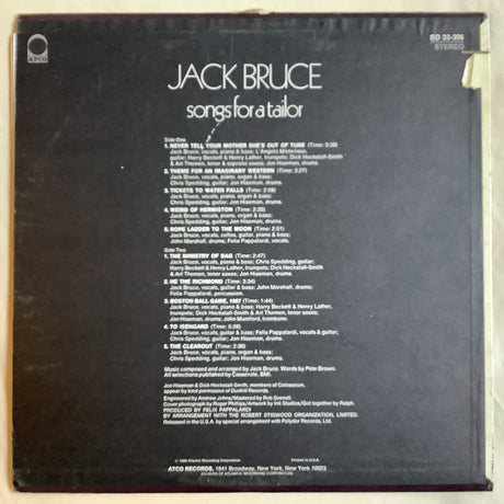 Bruce, Jack - Songs For A Tailor