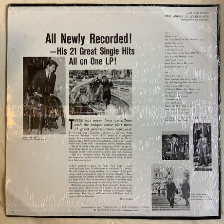 Anka, Paul - 21 Golden Hits