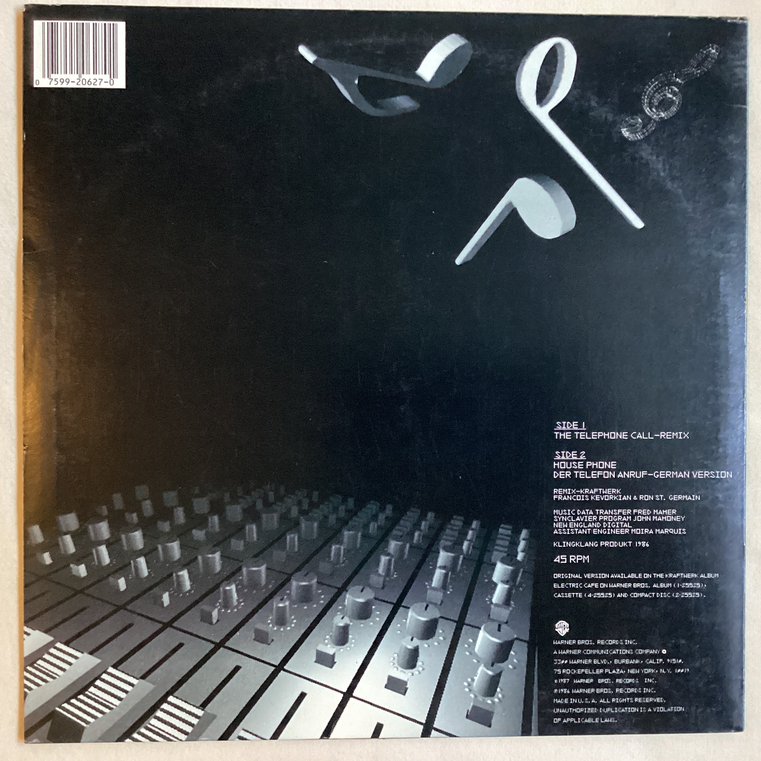 80sハウスエレクトロKraftwerk The Telephone Call image_88ffdf28-5943-4251-8384-