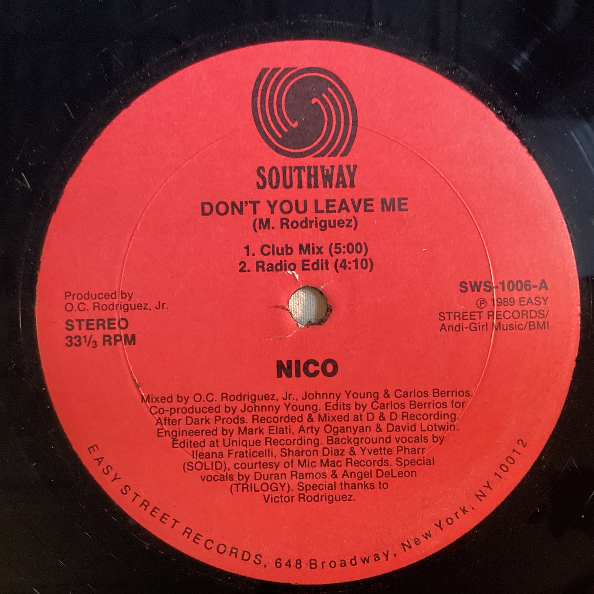 Nico - Don't You Leave Me