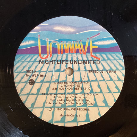 Nightlife Unlimited - Just Be Yourself