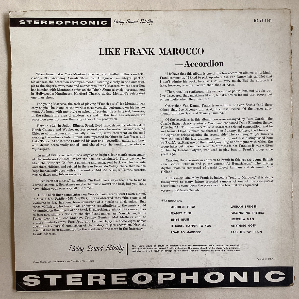 Marocco, Frank - Like Frank Marocco