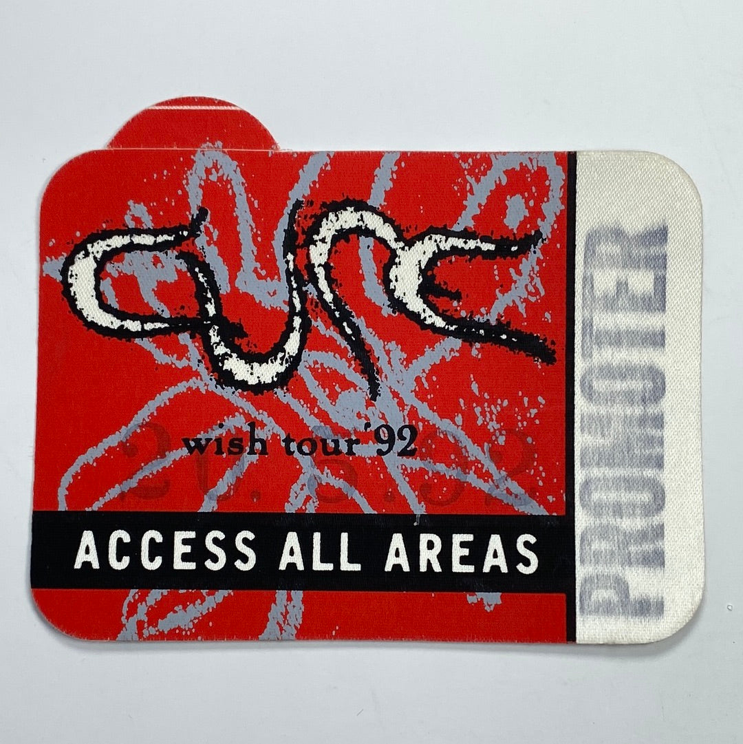 Cure - Backstage Pass 1992