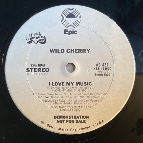 Wild Cherry - I Love My Music