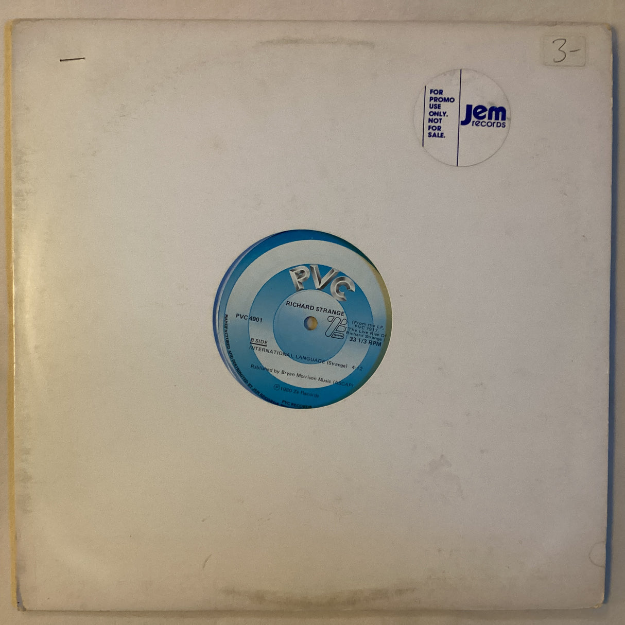 Vega / Strange - Juke Box Baby / International Language