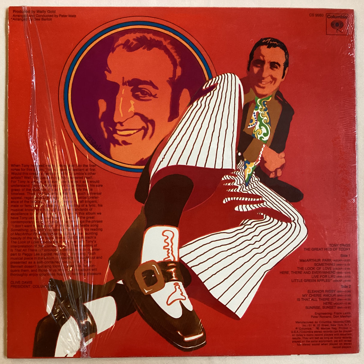 Bennett, Tony - Sings Great Hits Of Today