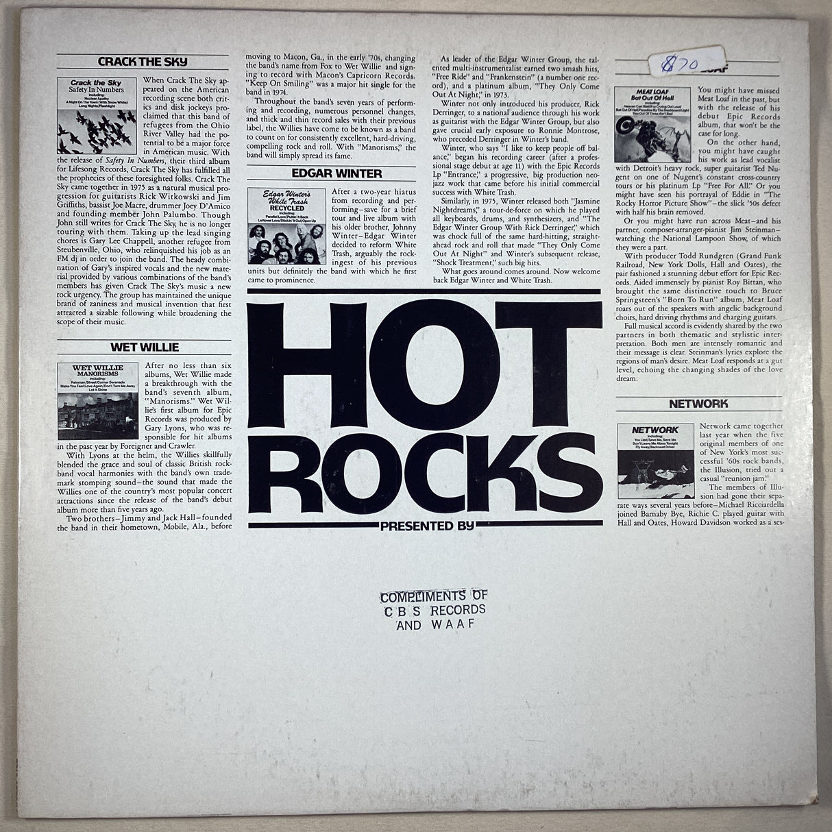 Various - Hot Rocks Presented By CBS