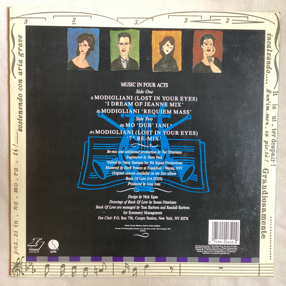 Book Of Love - Modigliani