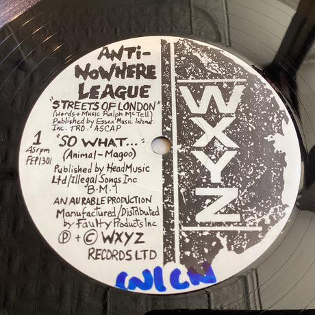 Anti Nowhere League - I Hate...People